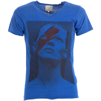 Textiel Heren T-shirts korte mouwen Eleven Paris 13S1LT001-AW13 Blauw