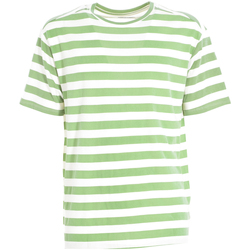 Textiel Dames T-shirts korte mouwen Eleven Paris 17S1TS296-M992 Groen