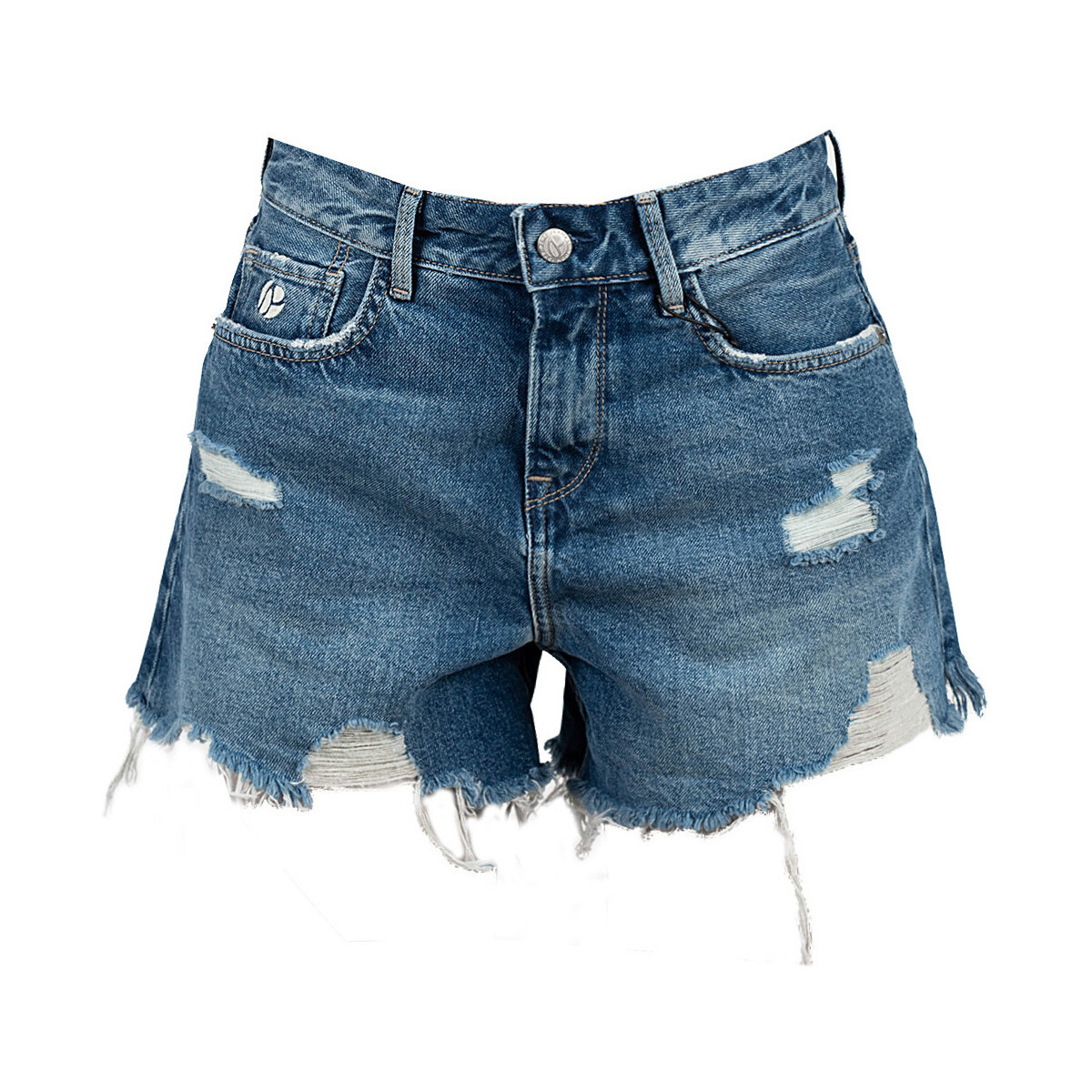 Textiel Dames Korte broeken / Bermuda's Pepe jeans PL801009 | Marly Blauw