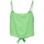 Textiel Dames Tops / Blousjes Only Top Caro Strap Linen - Summer Green Groen