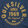 Textiel Jongens T-shirts met lange mouwen Quiksilver CIRCLED SCRIPT FRONT LS Marine