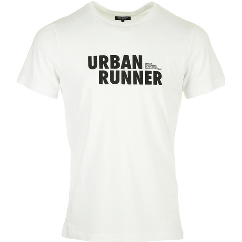 Textiel Heren T-shirts korte mouwen Ron Dorff Urban Runner Tee Wit