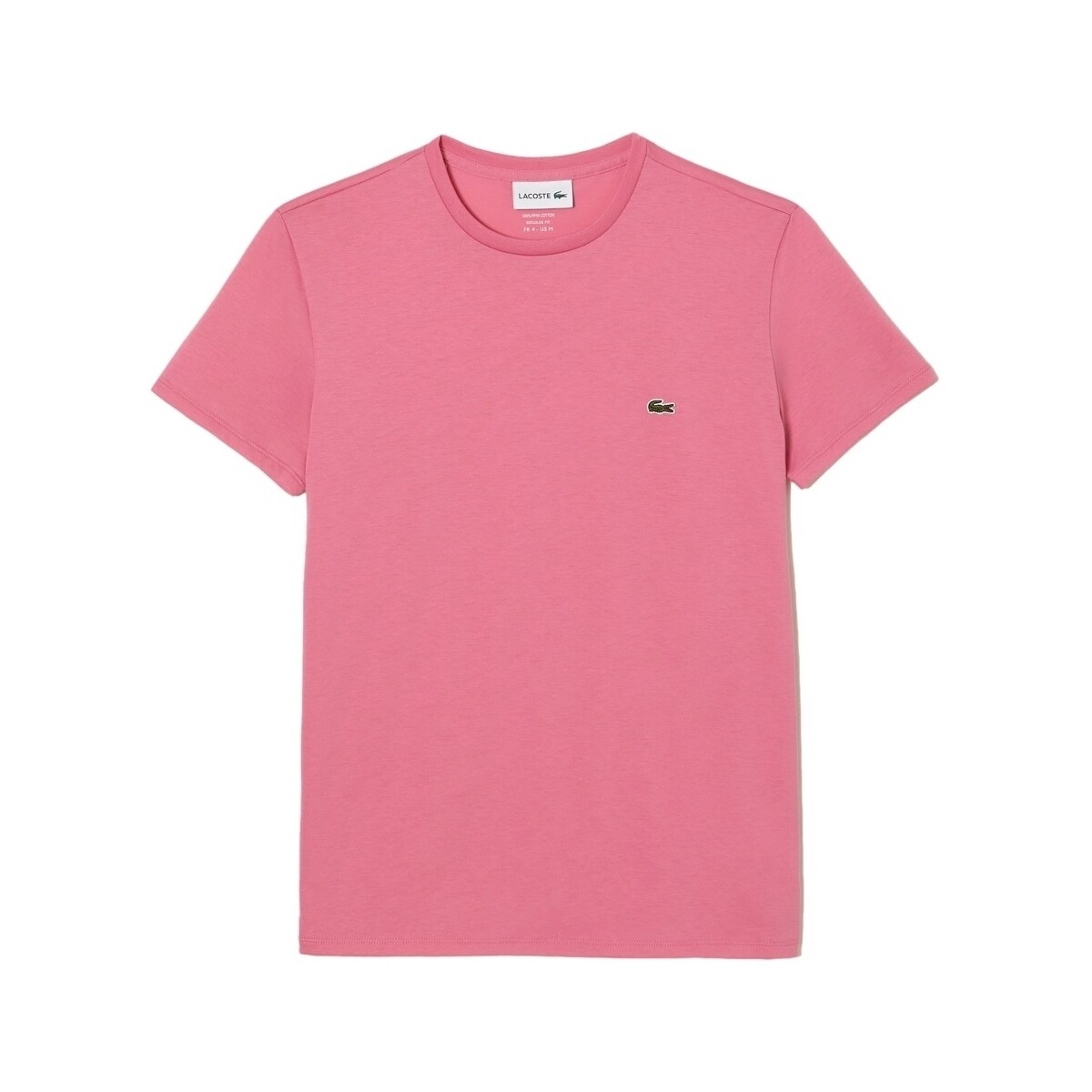 Textiel Heren T-shirts & Polo’s Lacoste Pima Cotton T-Shirt - Rose Roze