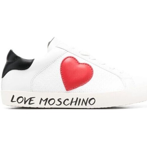 Schoenen Dames Sneakers Love Moschino JA15142G1G FREE LOVE Wit