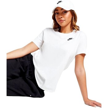 Textiel Dames T-shirts korte mouwen Nike CAMISETA BLANCA MUJER  DX7902 Wit
