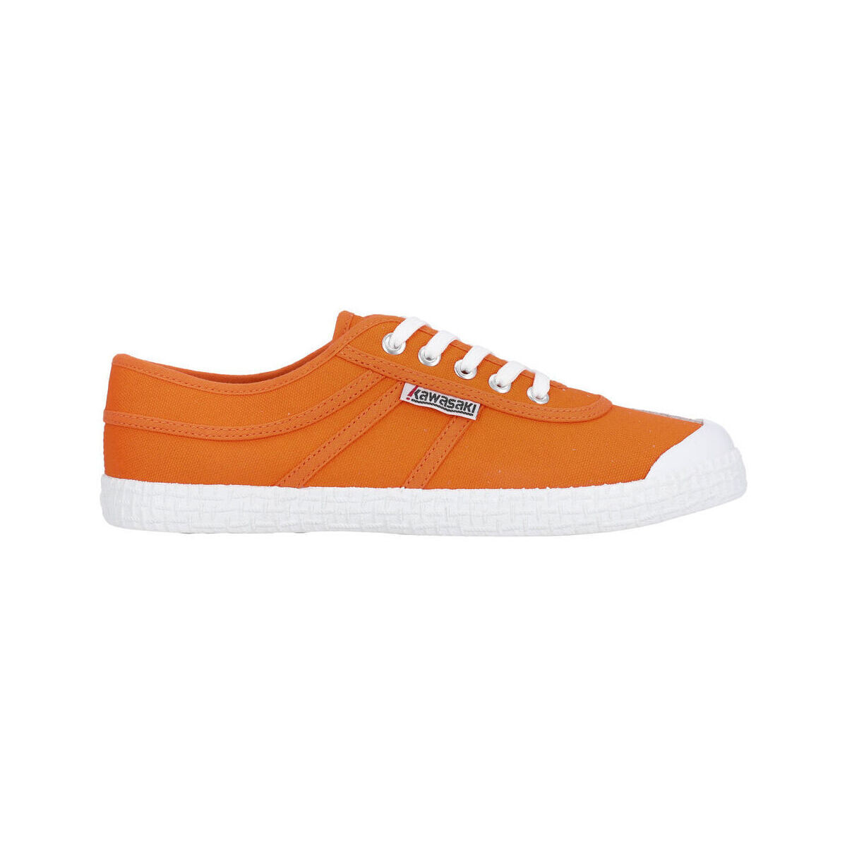 Schoenen Heren Sneakers Kawasaki Original Canvas Shoe K192495 5003 Vibrant Orange Orange