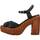 Schoenen Dames Sandalen / Open schoenen Pon´s Quintana 10425 000 Zwart