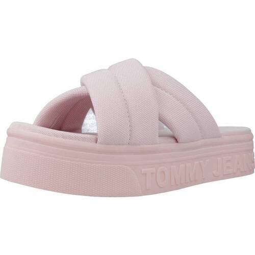 Schoenen Dames Sandalen / Open schoenen Tommy Jeans FLTFRM SANDAL Roze