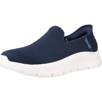 Schoenen Sneakers Skechers SLIP-INS  GO WALK FLEX Blauw
