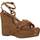Schoenen Dames Sandalen / Open schoenen Exé Shoes NAOMI 920 Brown