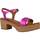 Schoenen Dames Sandalen / Open schoenen Unisa IRITA 23 LMT Roze