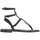 Schoenen Dames Sandalen / Open schoenen Caryatis 621009C Zwart