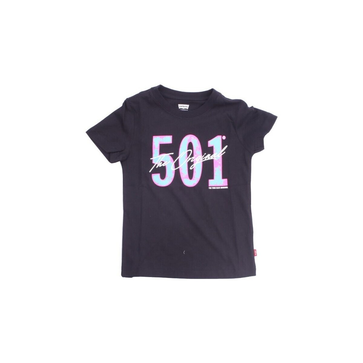 Textiel Meisjes T-shirts korte mouwen Levi's 8EH882 Zwart