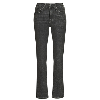Textiel Dames Straight jeans Levi's 724 HIGH RISE STRAIGHT Zwart
