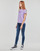 Textiel Dames T-shirts korte mouwen Levi's THE PERFECT TEE  lilas