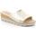 Schoenen Dames Leren slippers Grunland DSG-CI1841 Goud