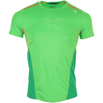Textiel Heren T-shirts korte mouwen Diadora T-Shirt Top Groen