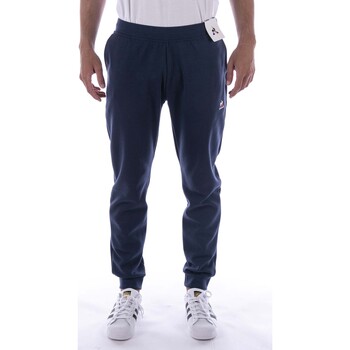 Textiel Heren Broeken / Pantalons Le Coq Sportif Pantaloni  Ess Pant Regular M Blu Blauw