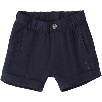 Textiel Jongens Korte broeken / Bermuda's Ido Pantalone Tessuto Navetta Corto Blauw