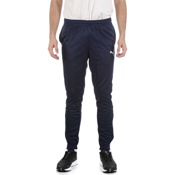 Textiel Heren Broeken / Pantalons Puma Teamrise Poly Training Pants Blauw