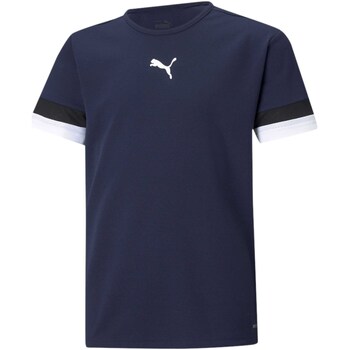 Textiel Kinderen T-shirts & Polo’s Puma Teamrise Jersey Jr Blauw