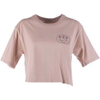 Textiel Dames T-shirts & Polo’s Amish T-Shirt Woman  Jersey Just Roze