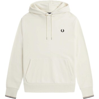 Textiel Heren Fleece Fred Perry Felpa Fred Perry Tipped Hooded Wit