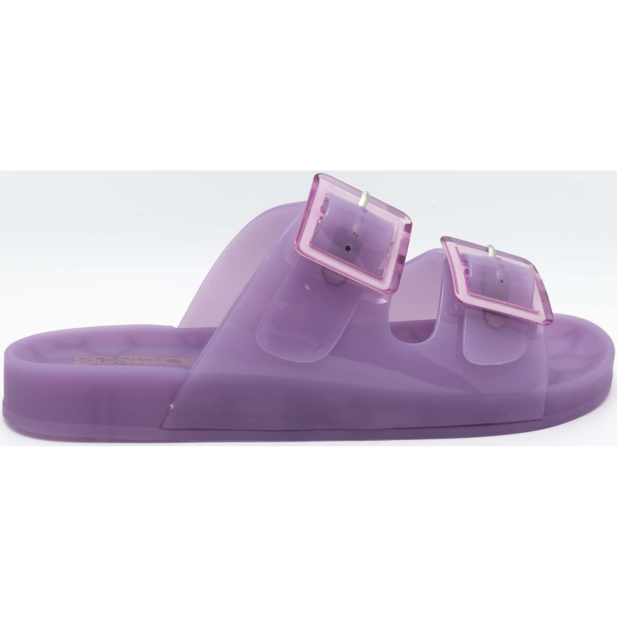 Schoenen Dames Sandalen / Open schoenen Colors of California Ciabatta  Sandal Pvc Lilla Violet