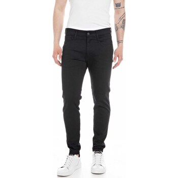 Textiel Heren Broeken / Pantalons Replay Jeans Zwart