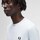 Textiel Heren T-shirts & Polo’s Fred Perry T-Shirt Fred Perry Ringer Marine