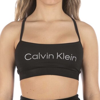Textiel Dames Mouwloze tops Calvin Klein Jeans Top  Low Support Zwart