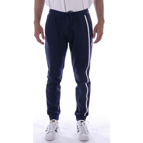 Textiel Heren Broeken / Pantalons Le Coq Sportif Pantaloni Le Coq Sportf Isaison 1 Pant Regular Blu Blauw