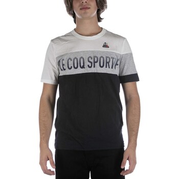 Textiel Heren T-shirts & Polo’s Le Coq Sportif T-Shirt  Saison 2  N°1 Blu Blauw