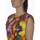 Textiel Dames Jurken Shopart Abito Shop Art In Popeline Stampato Multicolor Multicolour