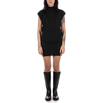 Textiel Dames Sweaters / Sweatshirts Shopart Completo  Smanicato Nero Zwart