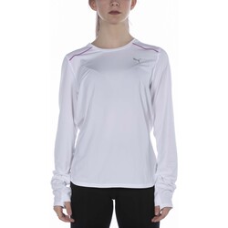 Textiel Dames T-shirts & Polo’s Puma T-Shirt  Run Cloudspun Marathon Bianco Wit