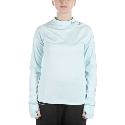 Textiel Dames T-shirts & Polo’s Under Armour T-Shirt  Outrun The Cold Azzurro Marine