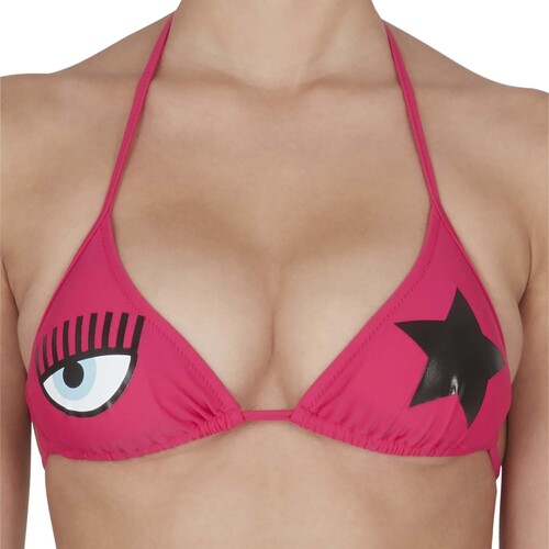 Textiel Dames Bikini's Chiara Ferragni Bikini Top Roze