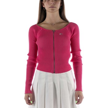 Textiel Dames Sweaters / Sweatshirts Tommy Hilfiger Maglioni  Tjw Crop Rosa Roze