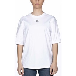 Textiel Dames T-shirts & Polo’s adidas Originals Tee Wit