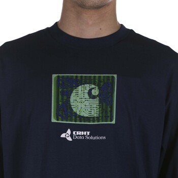 Carhartt L/S Data Solutions T-Shirt Blauw
