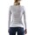 Textiel Dames T-shirts & Polo’s Guess Maglia  Karlee Jewel Henley Bianco Wit