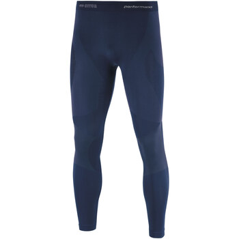 Textiel Broeken / Pantalons Errea Pantaloni  Damian Panta Termico Ad Blu Blauw