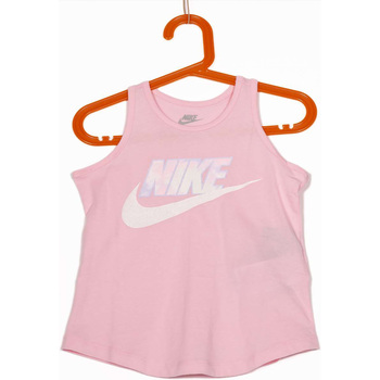 Textiel Meisjes Mouwloze tops Nike Tank Graphic Roze