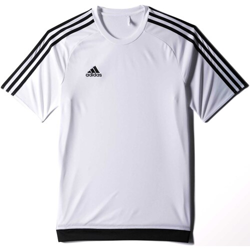 Textiel Jongens T-shirts & Polo’s adidas Originals T-Shirt  Estro 15 Jsy Bianco Wit