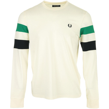 Textiel Heren T-shirts korte mouwen Fred Perry Panelled Sleeve Ls Other