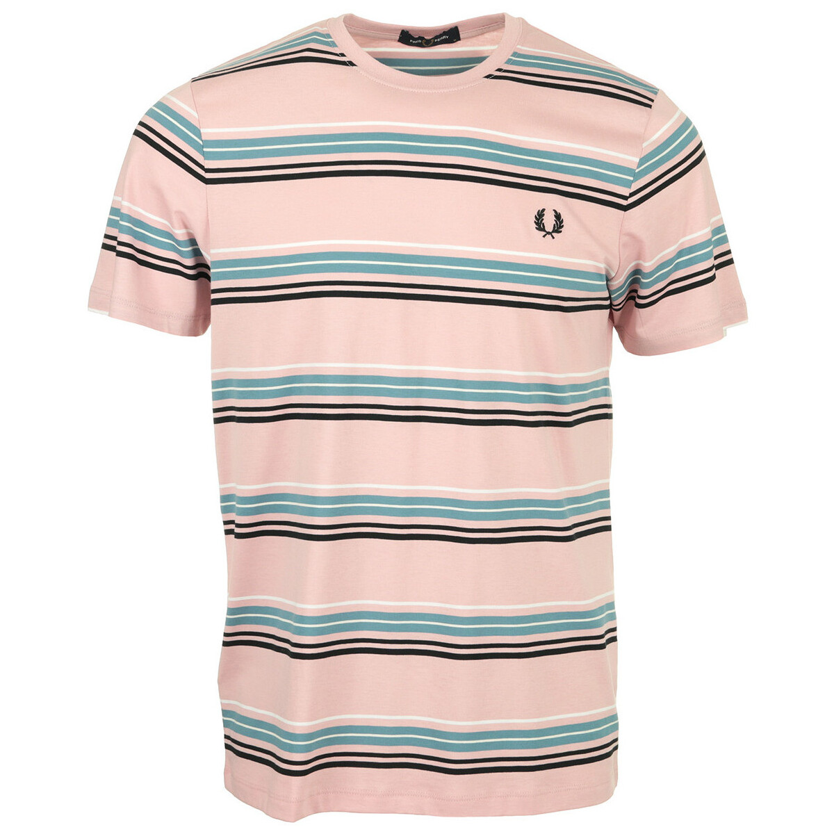 Textiel Heren T-shirts korte mouwen Fred Perry Stripe Roze