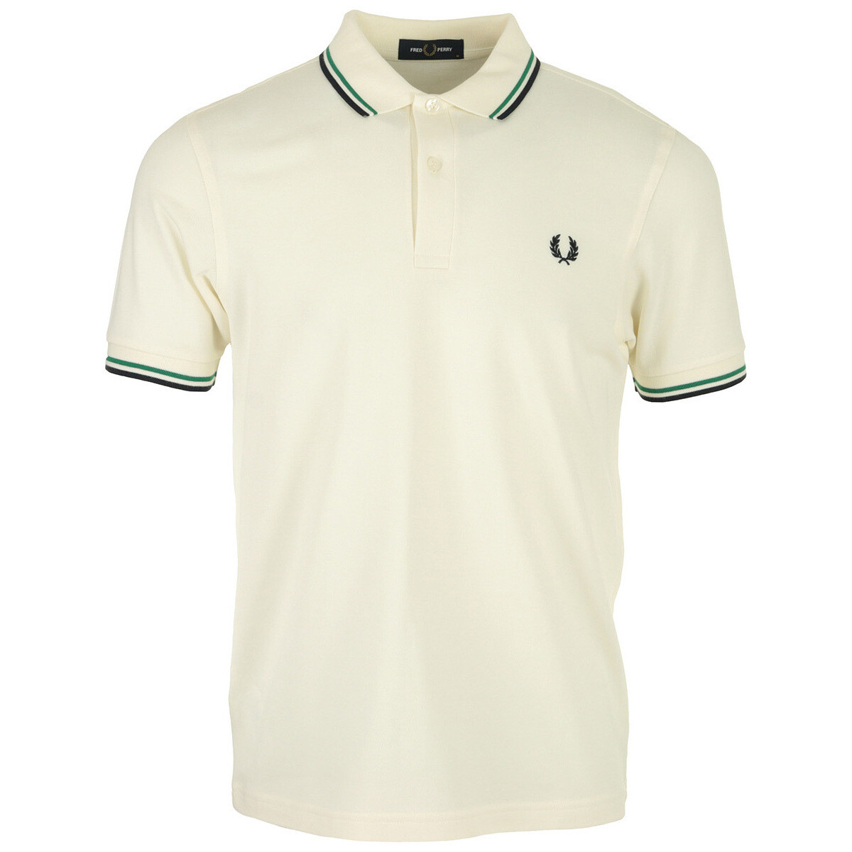 Textiel Heren T-shirts & Polo’s Fred Perry Twin Tipped Beige
