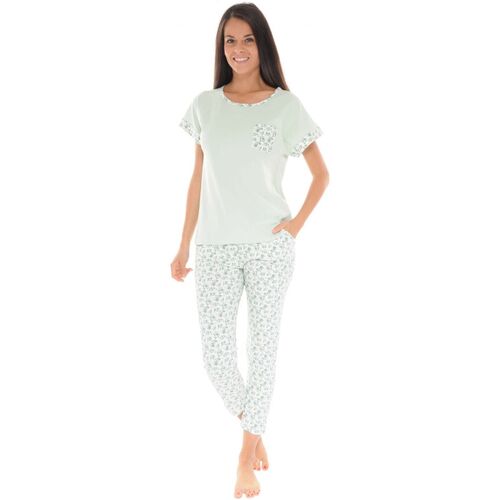 Textiel Dames Pyjama's / nachthemden Christian Cane VICTORINE Groen