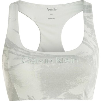 Textiel Dames Mouwloze tops Calvin Klein Jeans Wo - Medium Support Groen